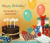 Happy, Birthday, დაბადების, დღის, მისალოცი, ბარათი
