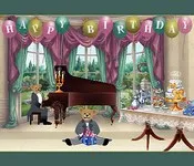 happy, birthday, 3, დაბადების, დღის, მისალოცი, ფლეში